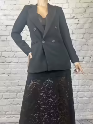 Blazer cruzada de mujer