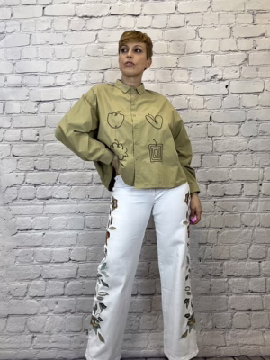 Camisa mujer abotonada
