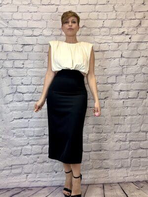 Vestido Arosa Bicolor