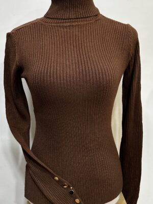 Jersey cuello canalé